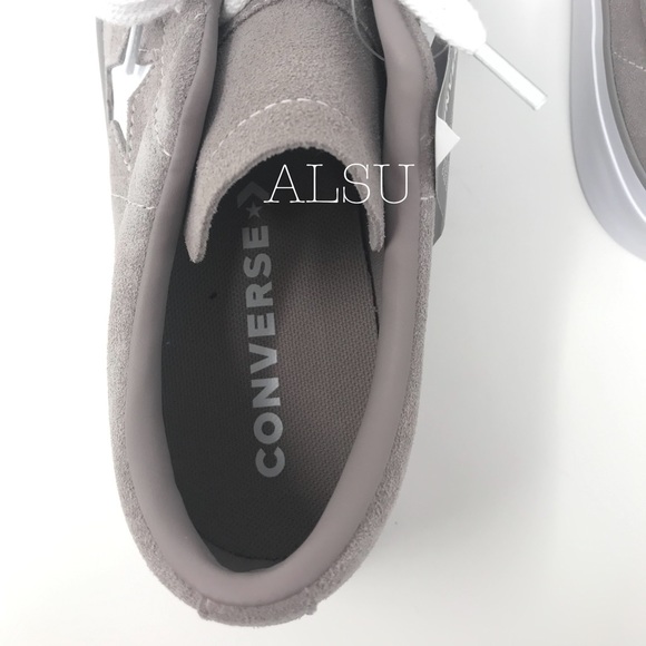 Converse One Star Platform OX Suede Mercury Grey W - Picture 6 of 9